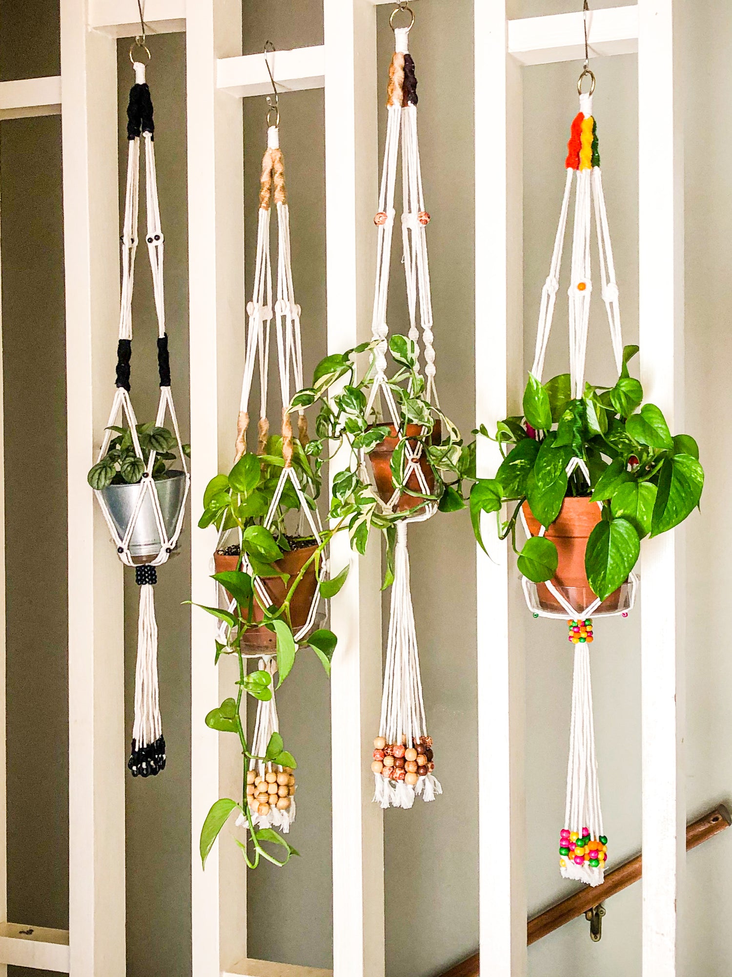 Embellished Plant Hangers