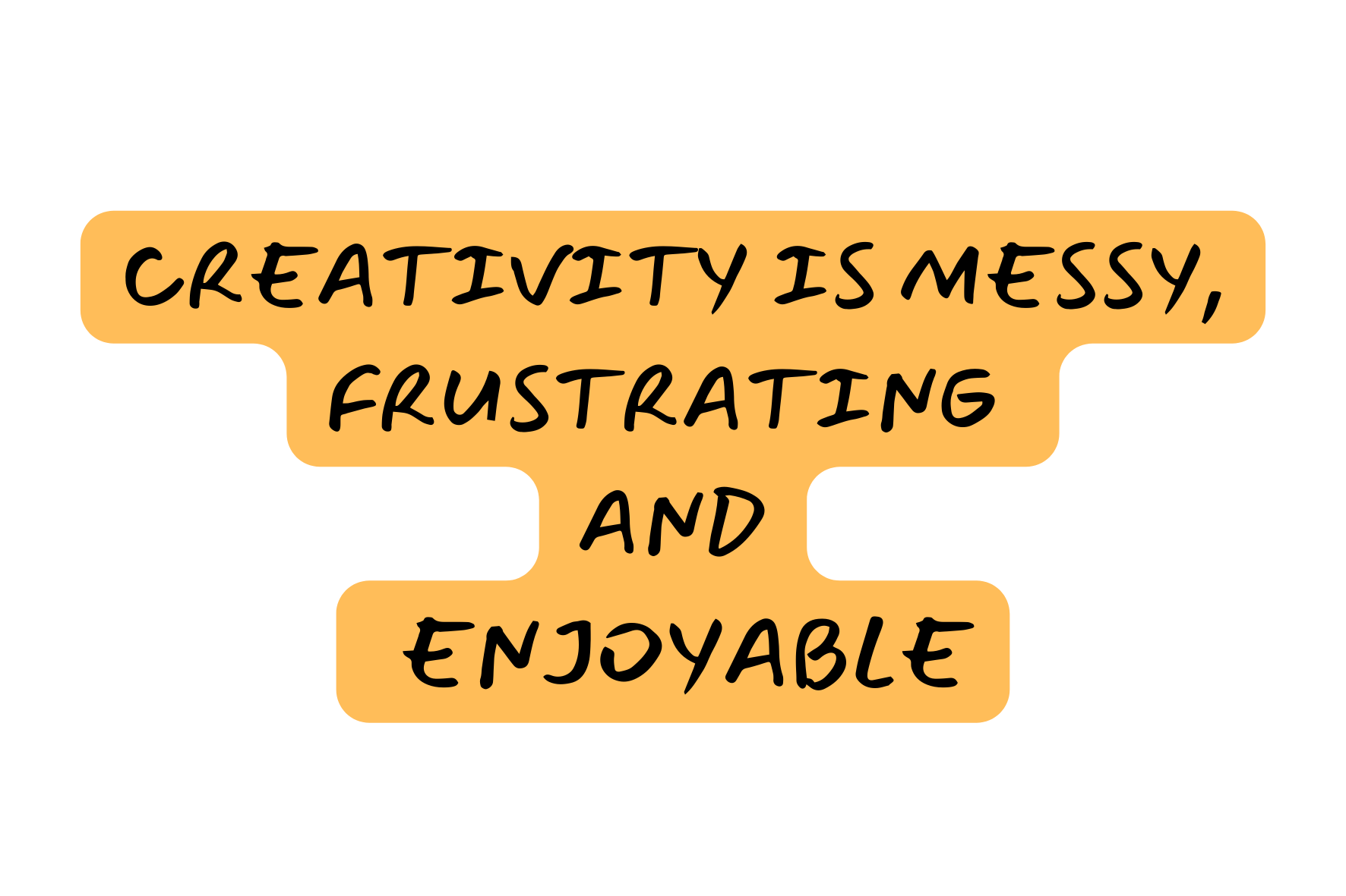 'Creativity Is Messy Frustrating and Enjoyable'